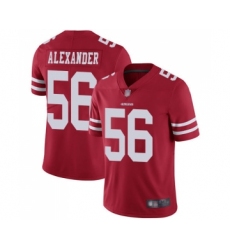 Men's San Francisco 49ers #56 Kwon Alexander Red Team Color Vapor Untouchable Limited Player Football Jersey