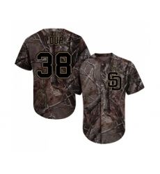 Youth San Diego Padres #38 Aaron Loup Authentic Camo Realtree Collection Flex Base Baseball Jersey