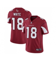 Men's Arizona Cardinals #18 Kevin White Red Team Color Vapor Untouchable Limited Player Football Jersey