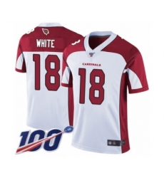 Men's Arizona Cardinals #18 Kevin White Vapor Untouchable Limited Player 100th Season Football Jersey