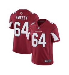 Youth Arizona Cardinals #64 J.R. Sweezy Red Team Color Vapor Untouchable Limited Player Football Jersey