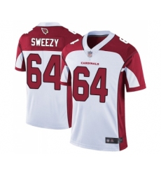 Youth Arizona Cardinals #64 J.R. Sweezy White Vapor Untouchable Limited Player Football Jerse
