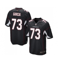 Men's Arizona Cardinals #73 Max Garcia Game Black Alternate Football Jersey