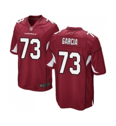 Men's Arizona Cardinals #73 Max Garcia Game Red Team Color Football Jersey
