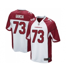Men's Arizona Cardinals #73 Max Garcia Game White Football Jersey