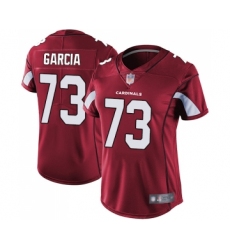 Women's Arizona Cardinals #73 Max Garcia Red Team Color Vapor Untouchable Limited Player Football Jersey