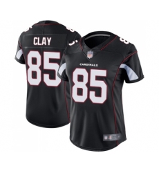 Women's Arizona Cardinals #85 Charles Clay Black Alternate Vapor Untouchable Limited Player Football Jersey