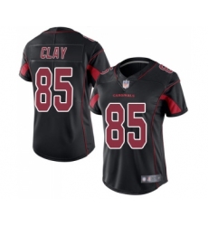 Women's Arizona Cardinals #85 Charles Clay Limited Black Rush Vapor Untouchable Football Jersey