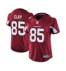 Women's Arizona Cardinals #85 Charles Clay Red Team Color Vapor Untouchable Limited Player Football Jersey