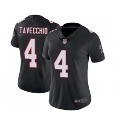 Women's Atlanta Falcons #4 Giorgio Tavecchio Black Alternate Vapor Untouchable Limited Player Football Jersey