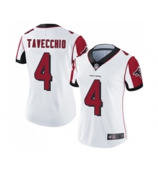 Women's Atlanta Falcons #4 Giorgio Tavecchio White Vapor Untouchable Limited Player Football Jersey