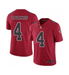 Youth Atlanta Falcons #4 Giorgio Tavecchio Limited Red Rush Vapor Untouchable Football Jersey