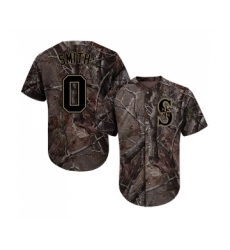 Men's Seattle Mariners #0 Mallex Smith Authentic Camo Realtree Collection Flex Base Baseball Jersey