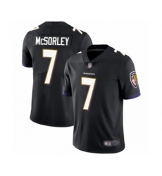 Men's Baltimore Ravens #7 Trace McSorley Black Alternate Vapor Untouchable Limited Player Football Jersey
