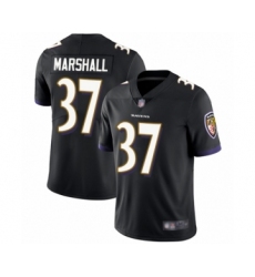 Youth Baltimore Ravens #37 Iman Marshall Black Alternate Vapor Untouchable Limited Player Football Jersey