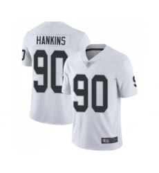 Youth Oakland Raiders #90 Johnathan Hankins White Vapor Untouchable Limited Player Football Jersey