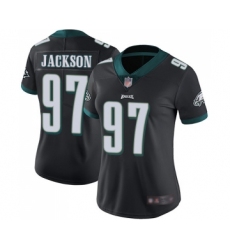 Women's Philadelphia Eagles #97 Malik Jackson Black Alternate Vapor Untouchable Limited Player Football Jersey