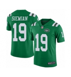 Men's New York Jets #19 Trevor Siemian Limited Green Rush Vapor Untouchable Football Jersey