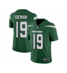 Youth New York Jets #19 Trevor Siemian Green Team Color Vapor Untouchable Limited Player Football Jersey