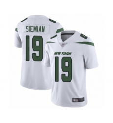 Youth New York Jets #19 Trevor Siemian White Vapor Untouchable Limited Player Football Jersey