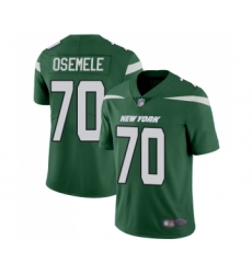 Men's New York Jets #70 Kelechi Osemele Green Team Color Vapor Untouchable Limited Player Football Jersey