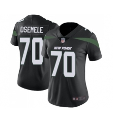 Women's New York Jets #70 Kelechi Osemele Black Alternate Vapor Untouchable Limited Player Football Jersey