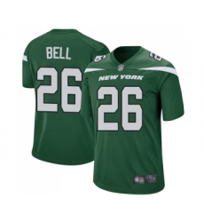 Men's New York Jets #26 Le Veon Bell Game Green Team Color Football Jersey
