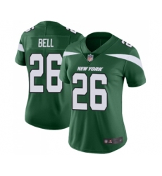 Women's New York Jets #26 Le Veon Bell Green Team Color Vapor Untouchable Limited Player Football Jersey