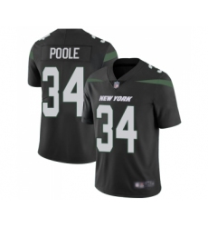 Youth New York Jets #34 Brian Poole Black Alternate Vapor Untouchable Limited Player Football Jersey