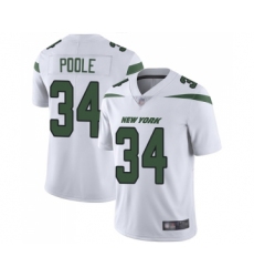 Youth New York Jets #34 Brian Poole White Vapor Untouchable Limited Player Football Jersey