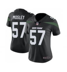 Women's New York Jets #57 C.J. Mosley Black Alternate Vapor Untouchable Limited Player Football Jersey