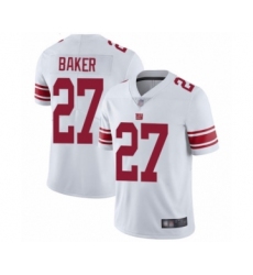 Men's New York Giants #27 Deandre Baker White Vapor Untouchable Limited Player Football Jersey