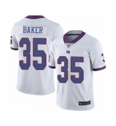 Men's New York Giants #35 Deandre Baker Limited White Rush Vapor Untouchable Football Jersey