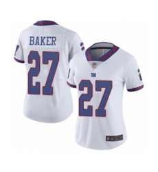 Women's New York Giants #27 Deandre Baker Limited White Rush Vapor Untouchable Football Jersey