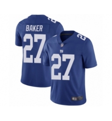 Youth New York Giants #27 Deandre Baker Royal Blue Team Color Vapor Untouchable Limited Player Football Jersey