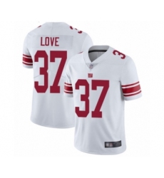 Men's New York Giants #37 Julian Love White Vapor Untouchable Limited Player Football Jersey