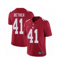 Men's New York Giants #41 Antoine Bethea Red Alternate Vapor Untouchable Limited Player Football Jersey