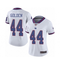 Women's New York Giants #44 Markus Golden Limited White Rush Vapor Untouchable Football Jersey