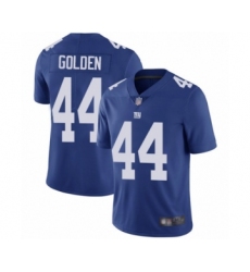 Youth New York Giants #44 Markus Golden Royal Blue Team Color Vapor Untouchable Limited Player Football Jersey
