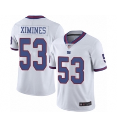 Youth New York Giants #53 Oshane Ximines Limited White Rush Vapor Untouchable Football Jersey