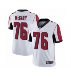 Men's Atlanta Falcons #76 Kaleb McGary White Vapor Untouchable Limited Player Football Jerse