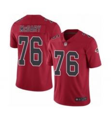Youth Atlanta Falcons #76 Kaleb McGary Limited Red Rush Vapor Untouchable Football Jersey