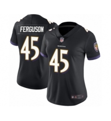 Women's Baltimore Ravens #45 Jaylon Ferguson Black Alternate Vapor Untouchable Limited Player Football Jersey
