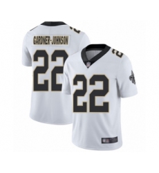 Men's New Orleans Saints #22 Chauncey Gardner-Johnson White Vapor Untouchable Limited Player Football Jersey