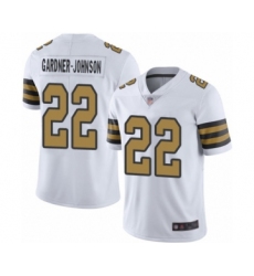 Youth New Orleans Saints #22 Chauncey Gardner-Johnson Limited White Rush Vapor Untouchable Football Jersey