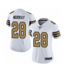 Women's New Orleans Saints #28 Latavius Murray Limited White Rush Vapor Untouchable Football Jersey