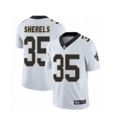 Youth New Orleans Saints #35 Marcus Sherels White Vapor Untouchable Limited Player Football Jersey