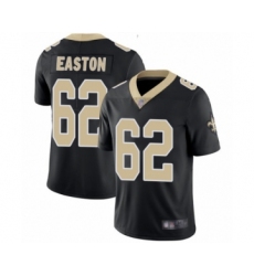 Men's New Orleans Saints #62 Nick Easton Black Team Color Vapor Untouchable Limited Player Football Jersey