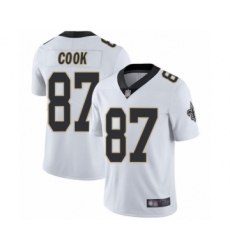 Men's New Orleans Saints #87 Jared Cook White Vapor Untouchable Limited Player Football Jersey