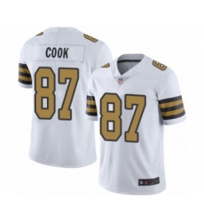 Youth New Orleans Saints #87 Jared Cook Limited White Rush Vapor Untouchable Football Jersey